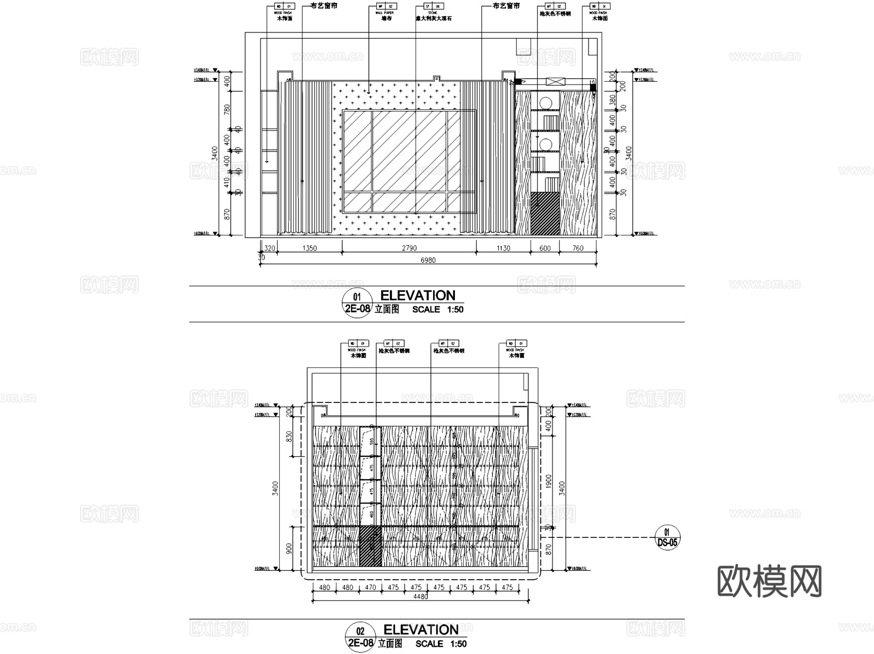 兰光大厦36楼会所室内工装CAD施工图cad施工图