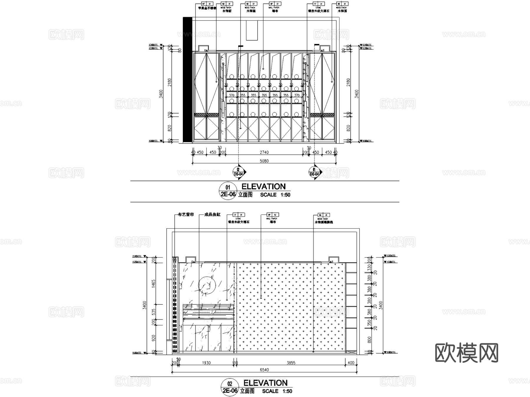 兰光大厦36楼会所室内工装CAD施工图cad施工图