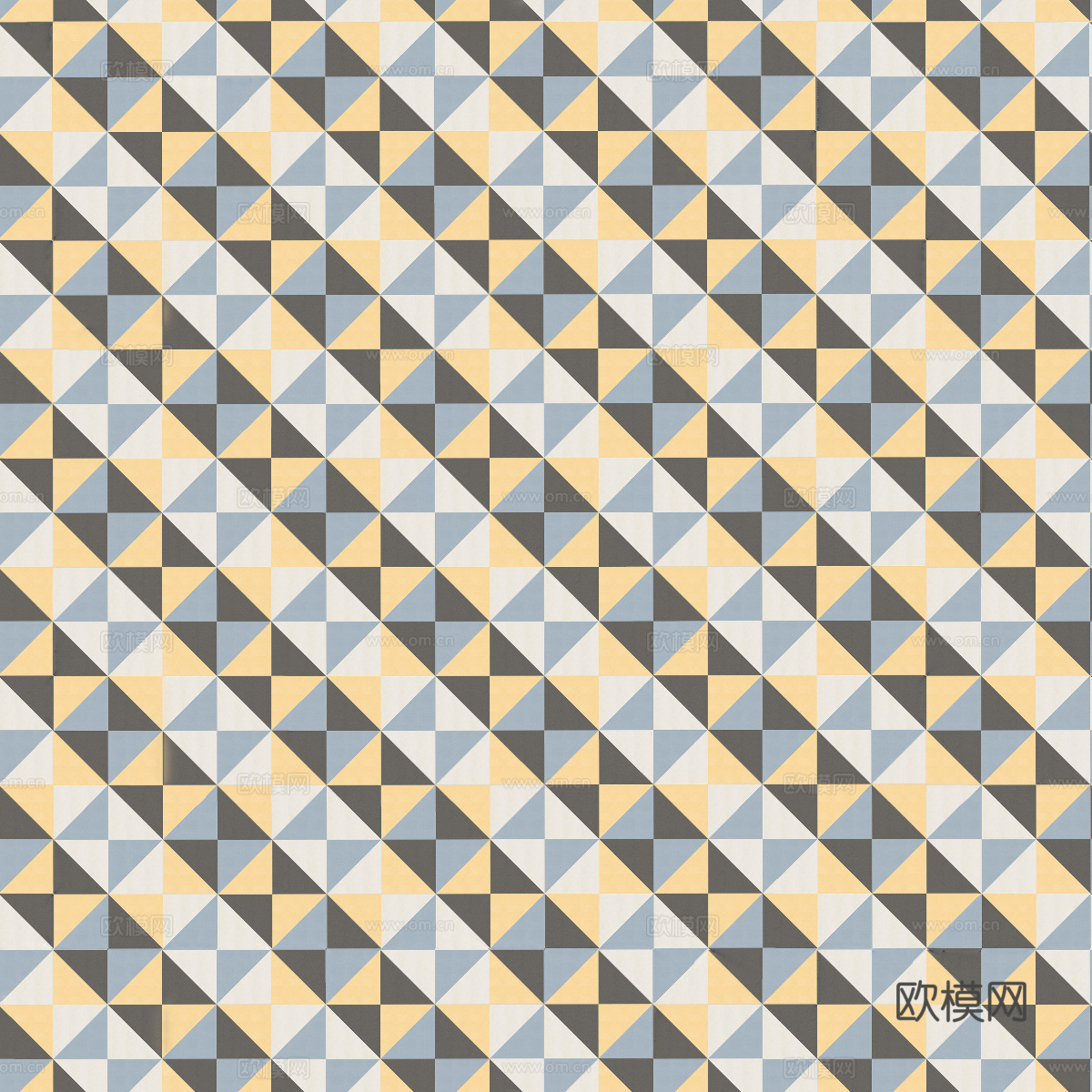 复古几何图案花砖瓷砖，中古奶油仿古砖艺术砖149下载