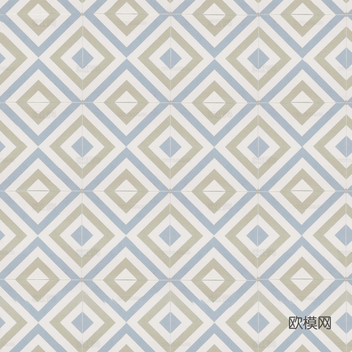 复古几何图案花砖瓷砖，中古奶油仿古砖艺术砖17