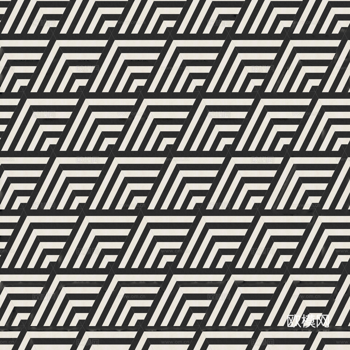 复古几何图案花砖瓷砖，中古奶油仿古砖艺术砖147下载