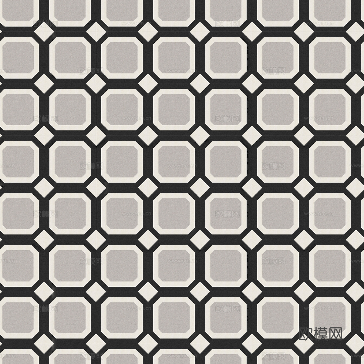 复古几何图案花砖瓷砖，中古奶油仿古砖艺术砖121