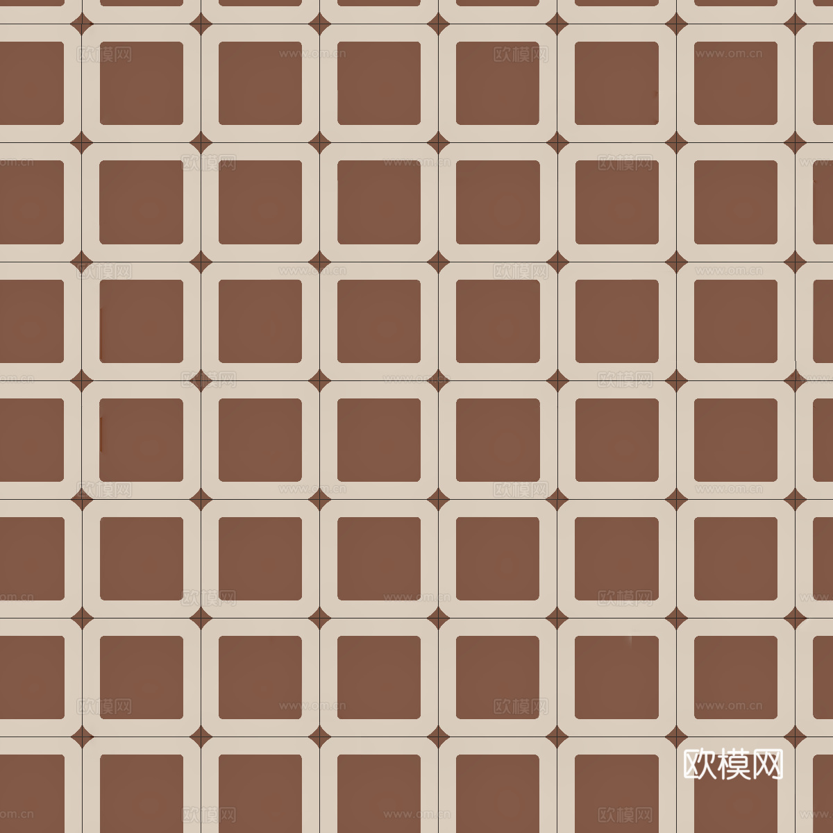 法式中古瓷砖_无缝_小花砖