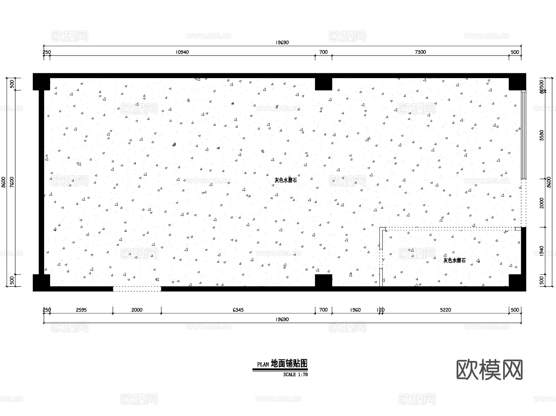 喜茶饮品奶茶店室内工装CAD施工图cad施工图