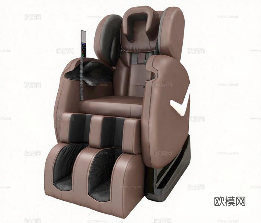 家用智能按摩椅 人体工学静音设计 多功能豪华电动沙发座椅免费3d模型