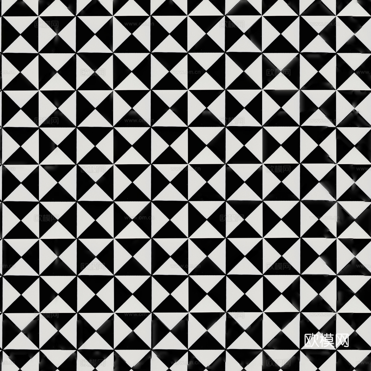 复古几何图案花砖瓷砖，中古奶油仿古砖艺术砖215下载