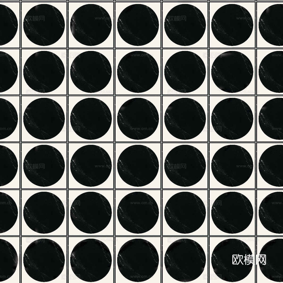 复古几何图案花砖瓷砖，中古奶油仿古砖艺术砖140下载