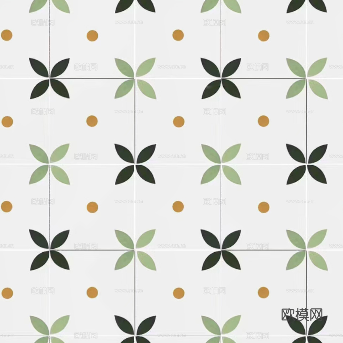 法式奶油仿古砖复古砖贴图