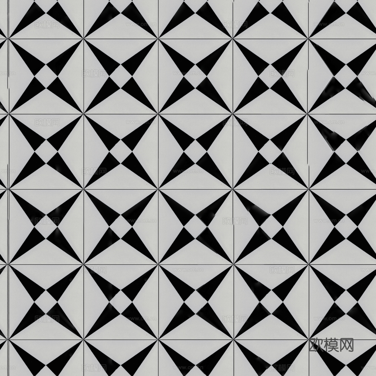 复古几何图案花砖瓷砖，中古奶油仿古砖艺术砖205