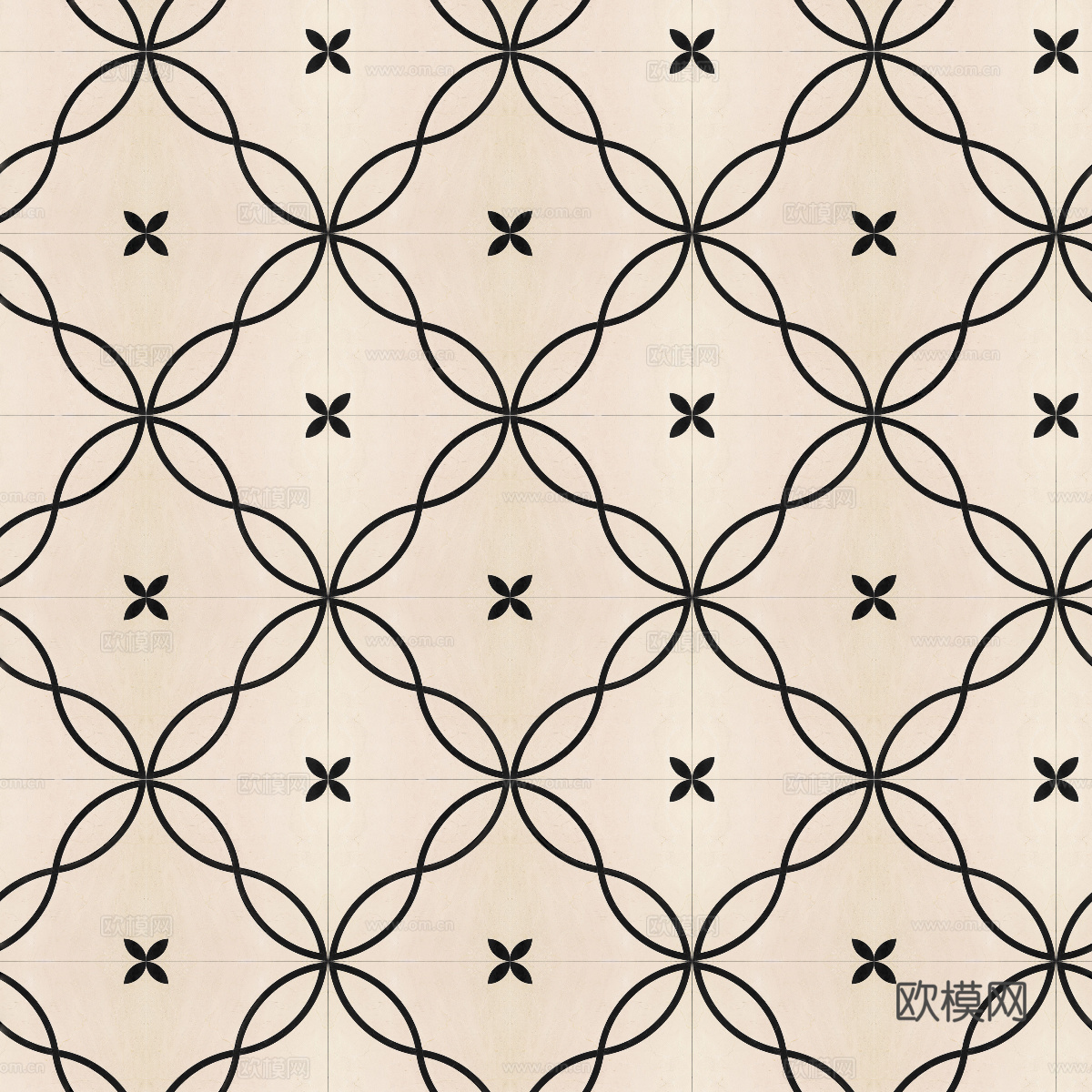 复古几何图案花砖瓷砖，中古奶油仿古砖艺术砖135