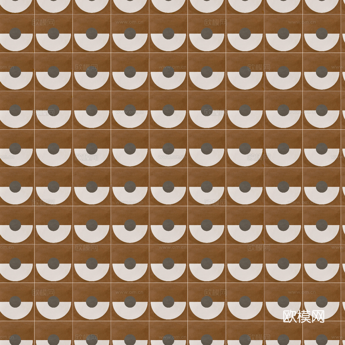 复古几何图案花砖瓷砖，中古奶油仿古砖艺术砖315