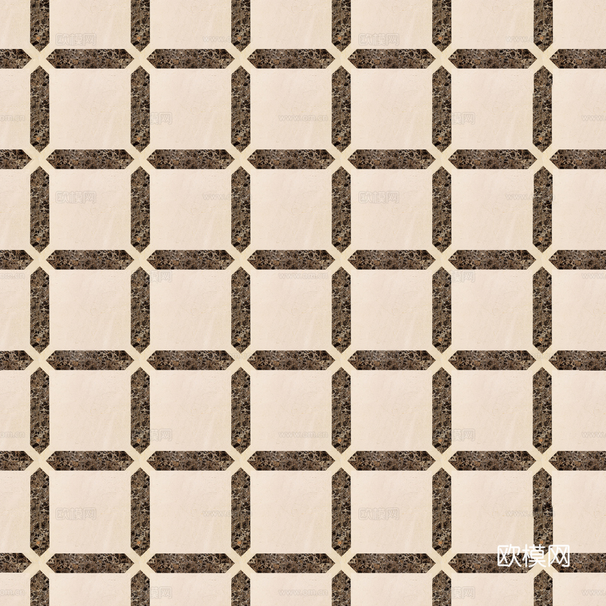 复古几何图案花砖瓷砖，中古奶油仿古砖艺术砖90下载