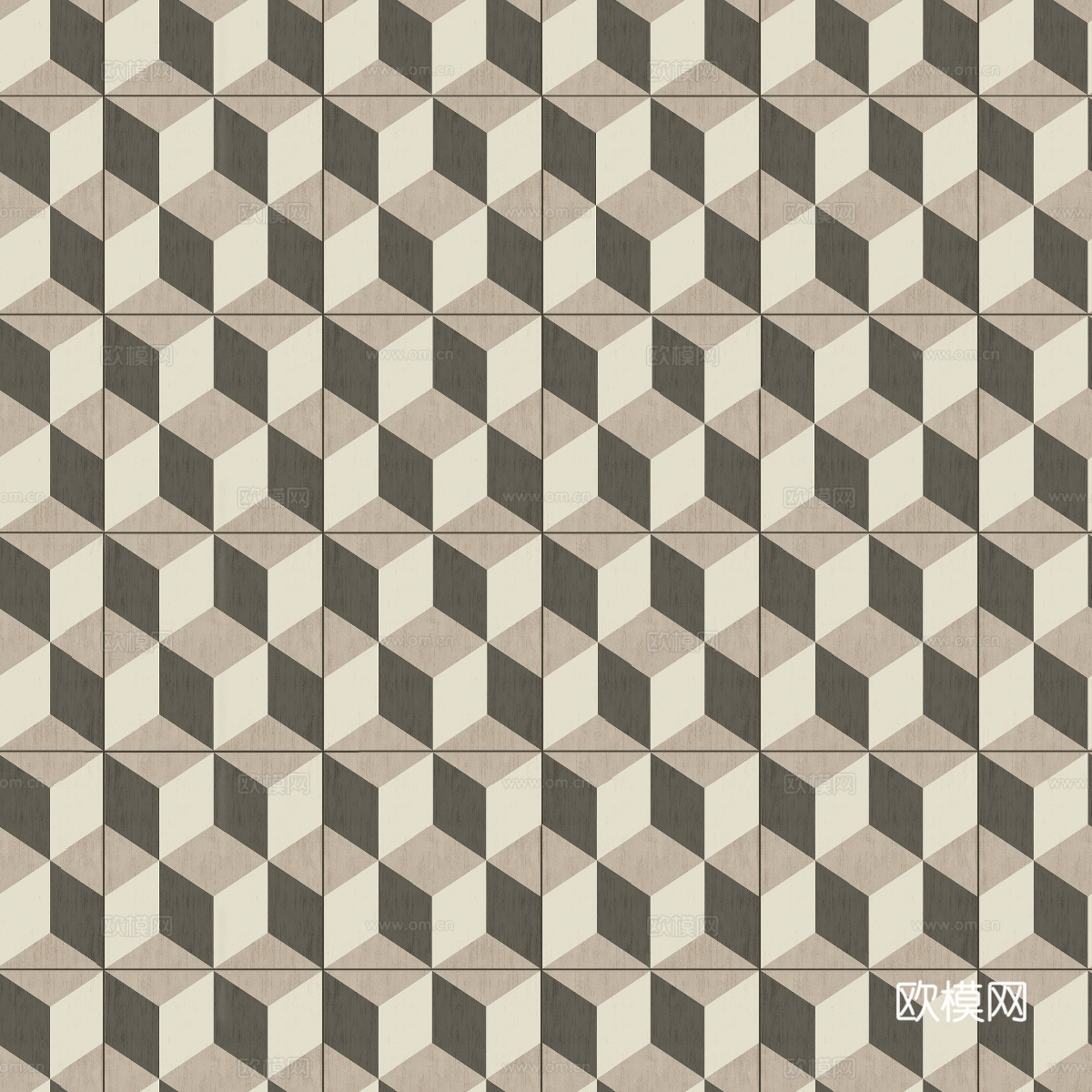 复古几何图案花砖瓷砖，中古奶油仿古砖艺术砖131下载