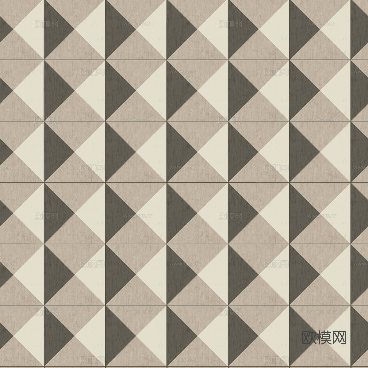 复古几何图案花砖瓷砖，中古奶油仿古砖艺术砖179下载