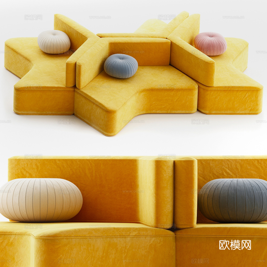 CROSS - 迪姆建筑设计沙发3d模型下载