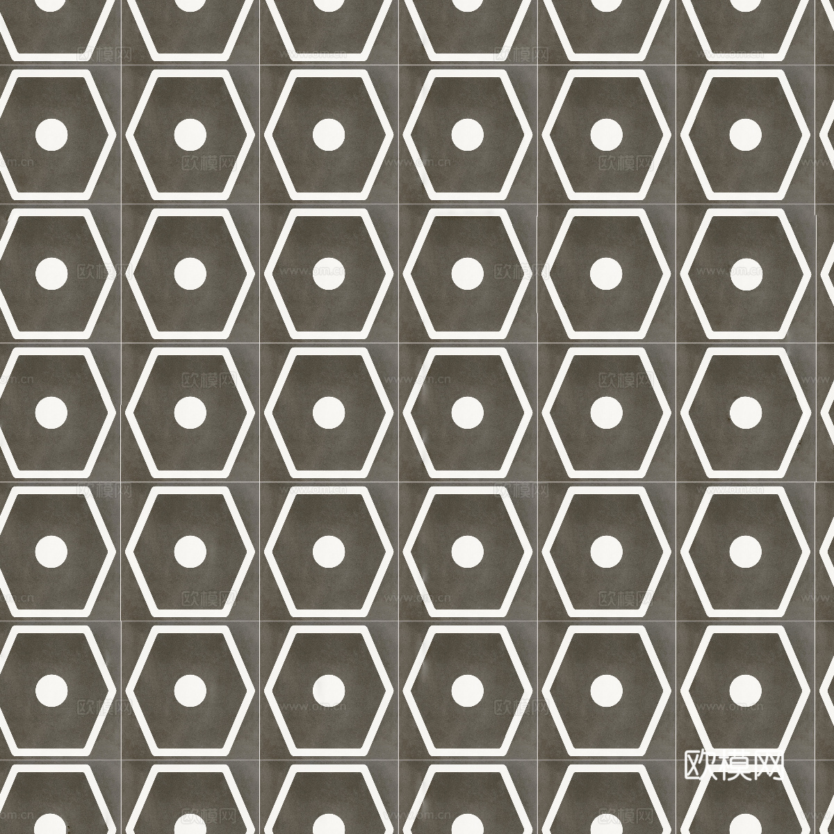 复古几何图案花砖瓷砖，中古奶油仿古砖艺术砖110