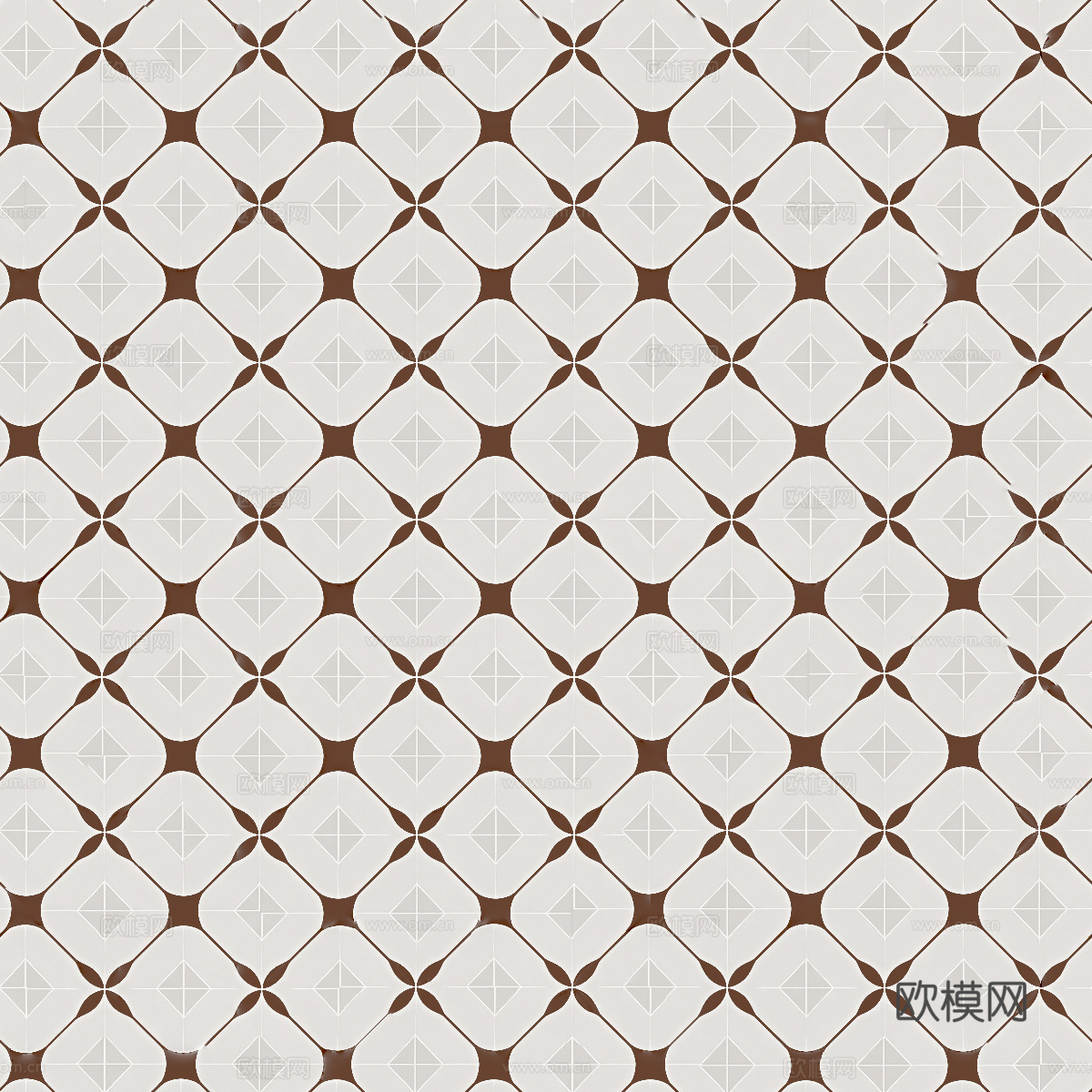 法式中古仿古砖艺术砖_花砖贴图