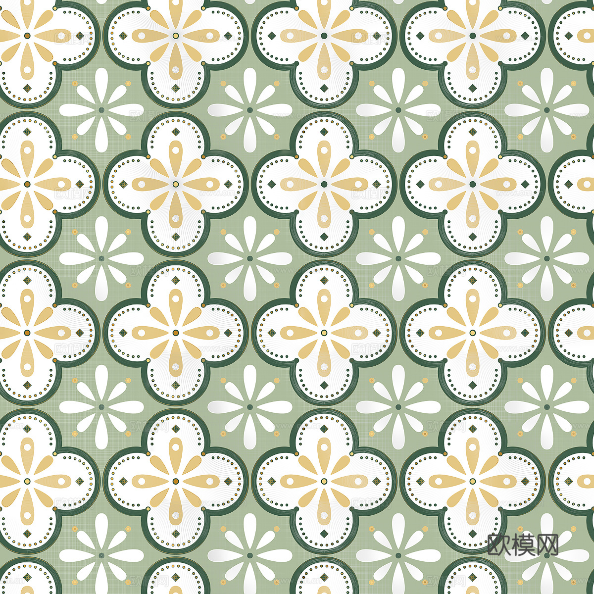 复古几何图案花砖瓷砖，中古奶油仿古砖艺术砖223