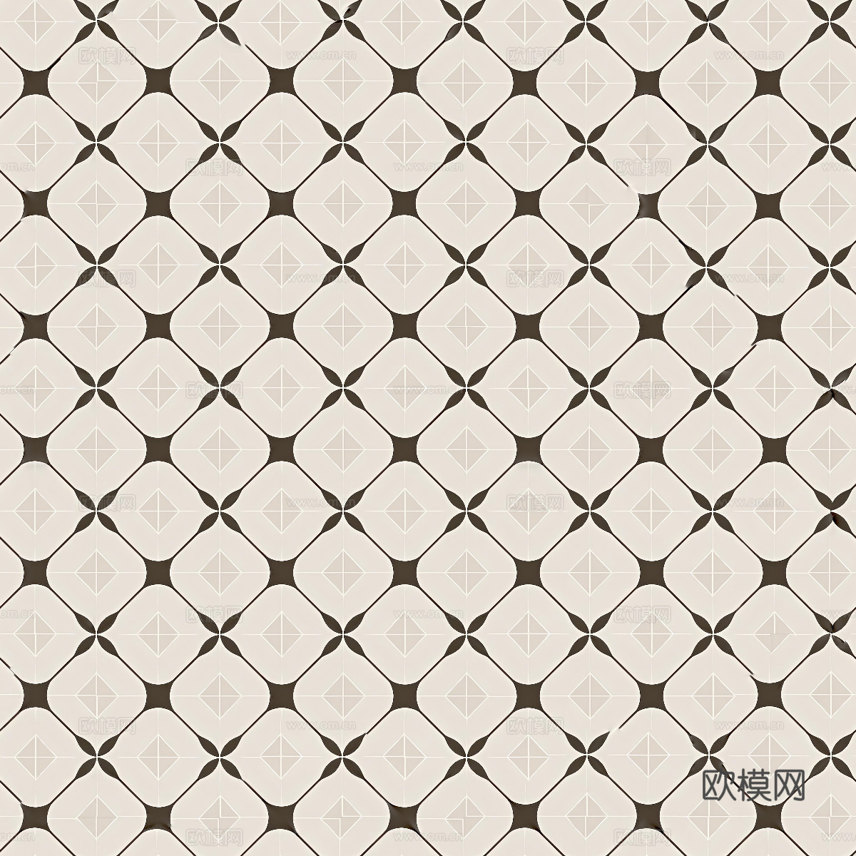 法式中古仿古砖艺术砖贴图 (3)