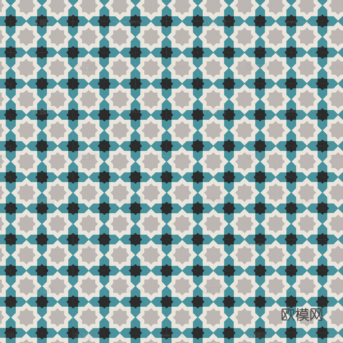 复古几何图案花砖瓷砖，中古奶油仿古砖艺术砖122下载