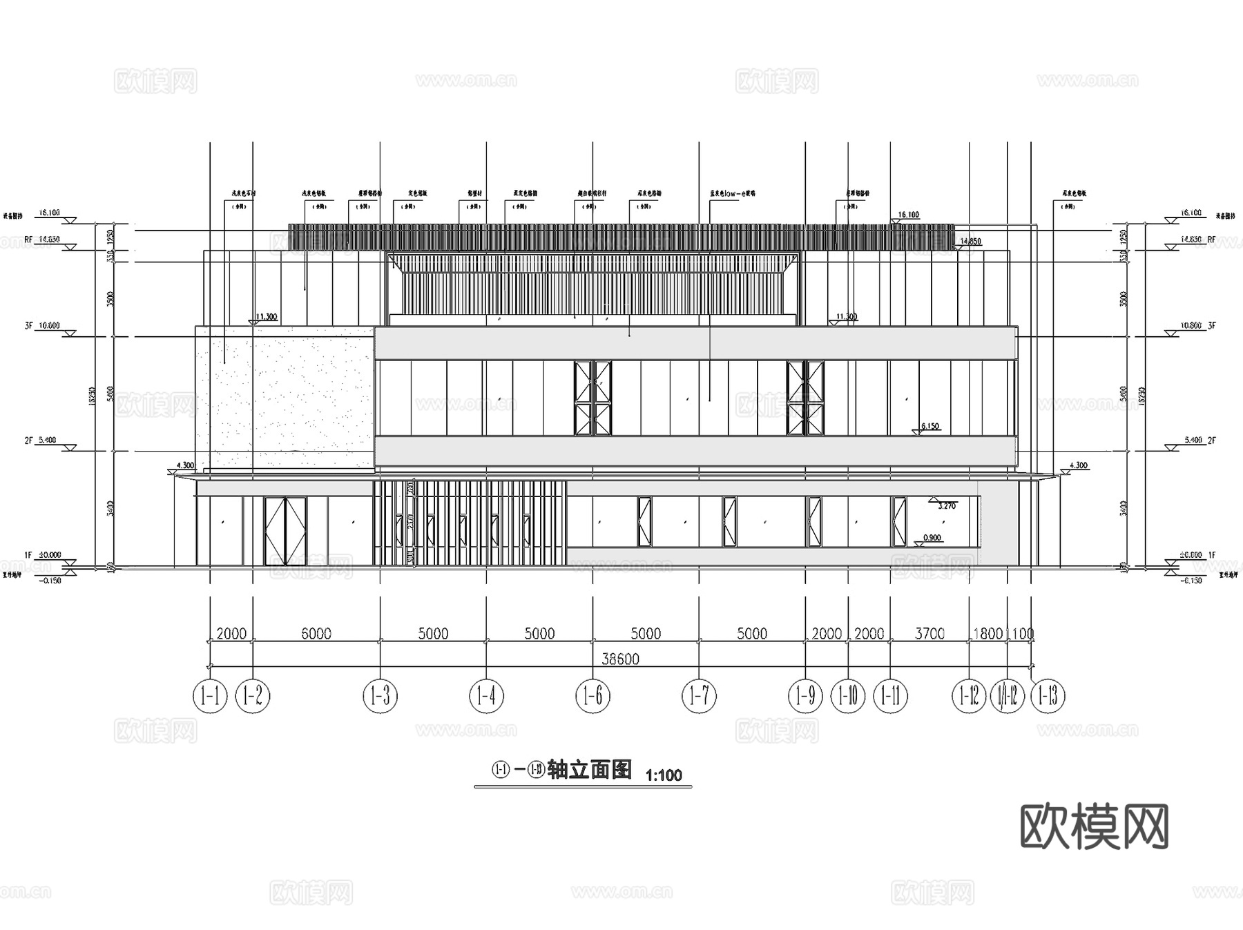 乡悦华亭度假村湖畔酒店建筑规划CAD施工图cad施工图