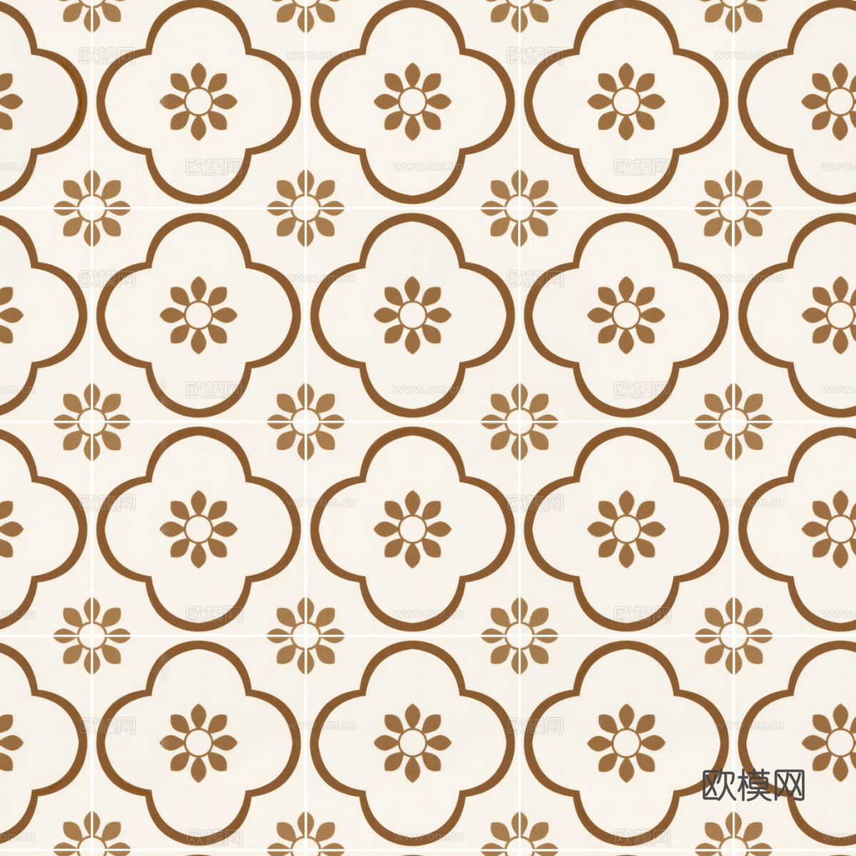 法式复古仿古砖几何砖贴图