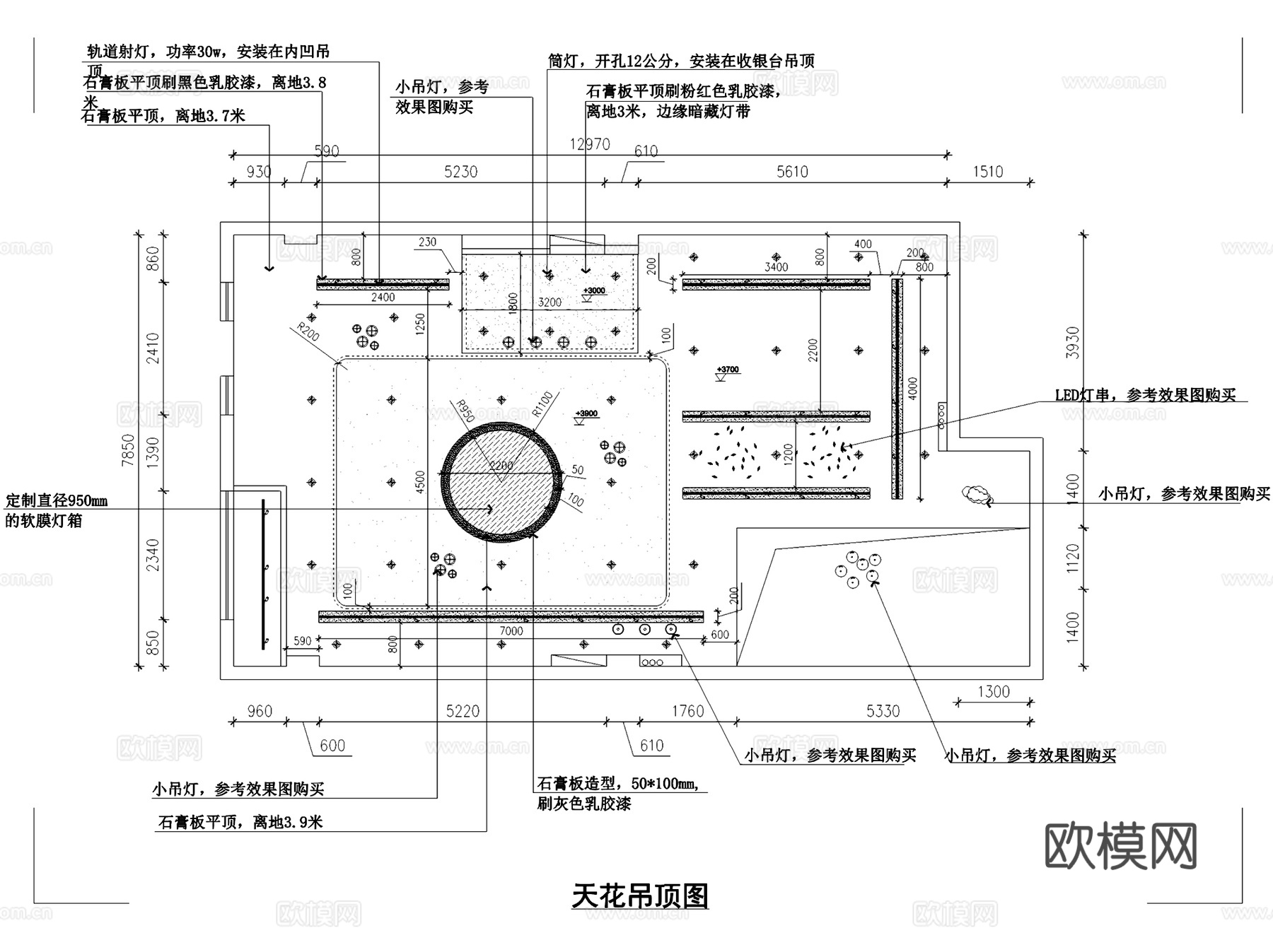 爱宝母婴用品店室内工装CAD施工图cad施工图