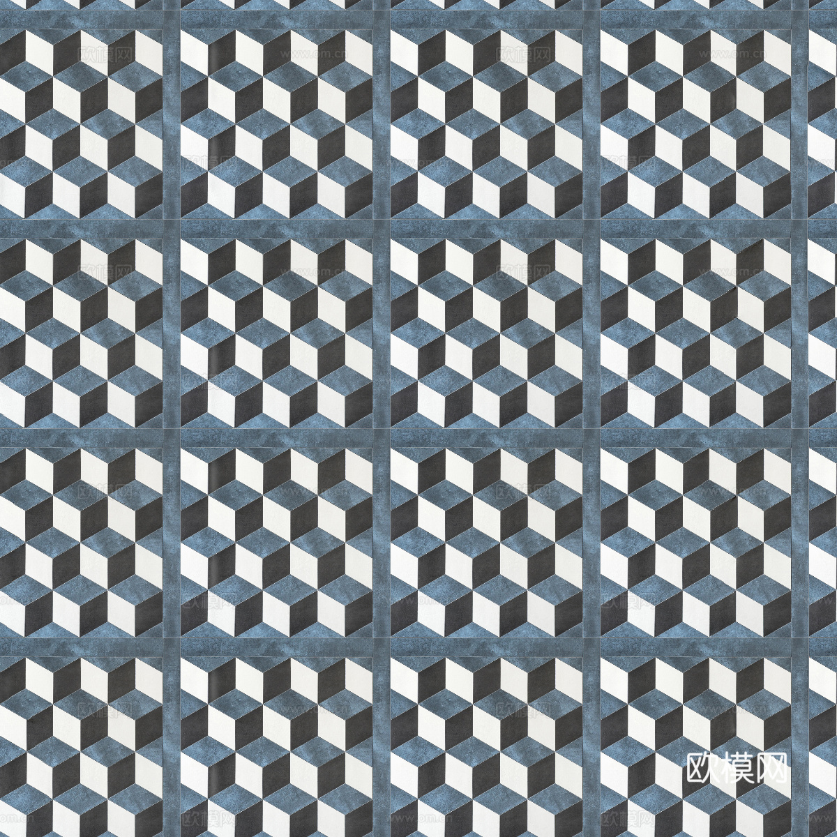 复古几何图案花砖瓷砖，中古奶油仿古砖艺术砖305