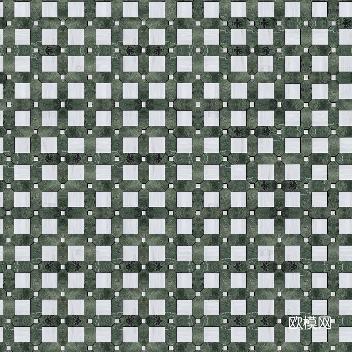 石材拼花_绿色石材拼花贴图