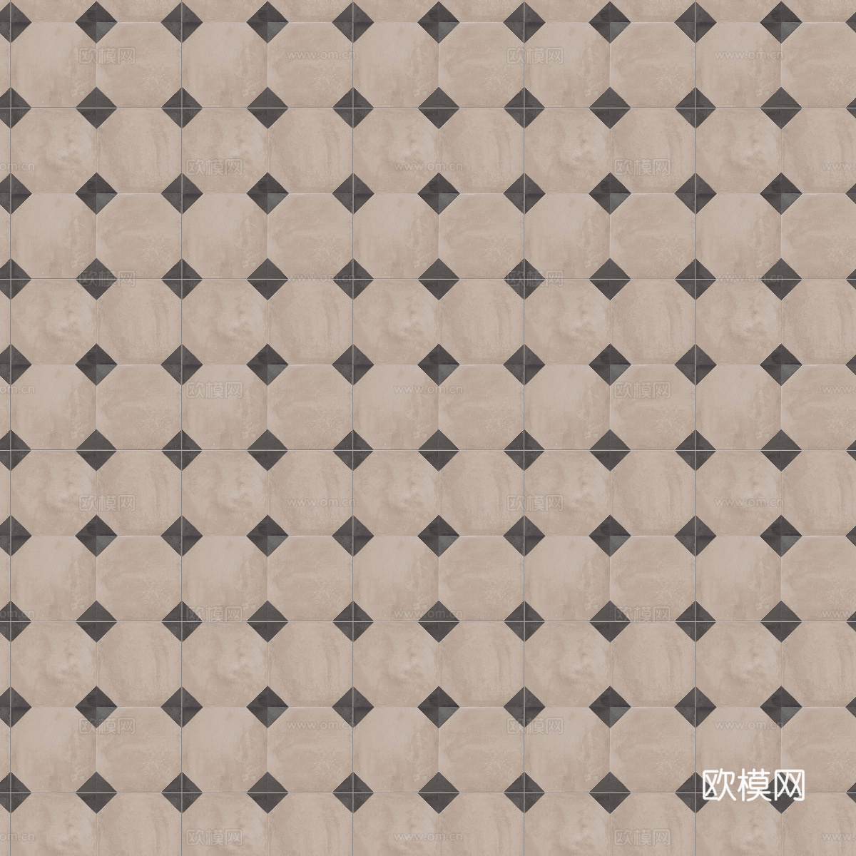 复古几何图案花砖瓷砖，中古奶油仿古砖艺术砖109