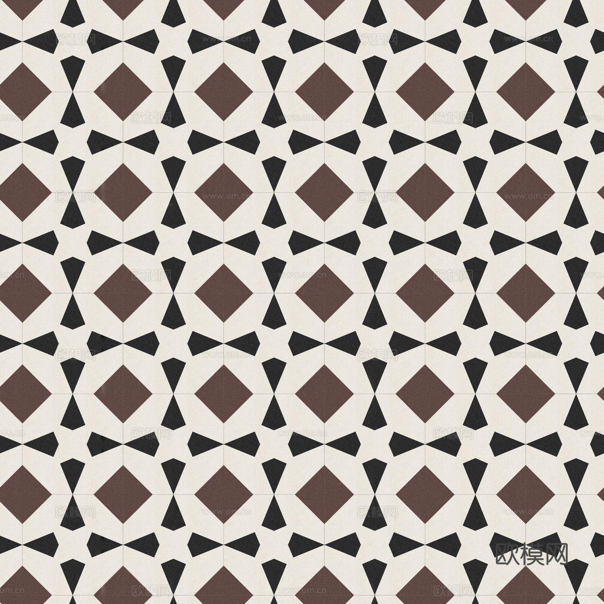 复古几何图案花砖瓷砖，中古奶油仿古砖艺术砖128