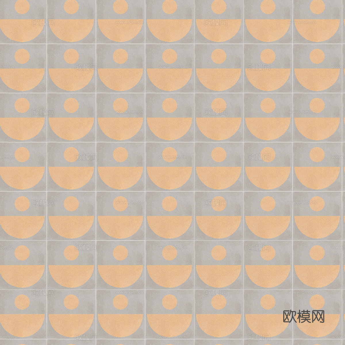 复古几何图案花砖瓷砖，中古奶油仿古砖艺术砖314下载