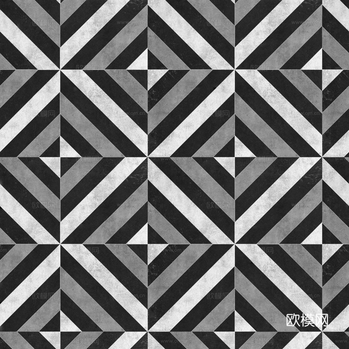 复古几何图案花砖瓷砖，中古奶油仿古砖艺术砖155下载