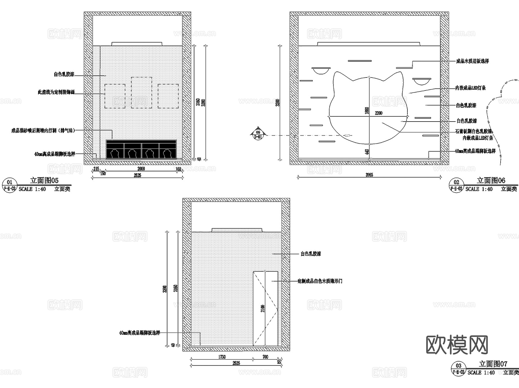 猫咖狗咖宠物用品店室内工装CAD施工图cad施工图