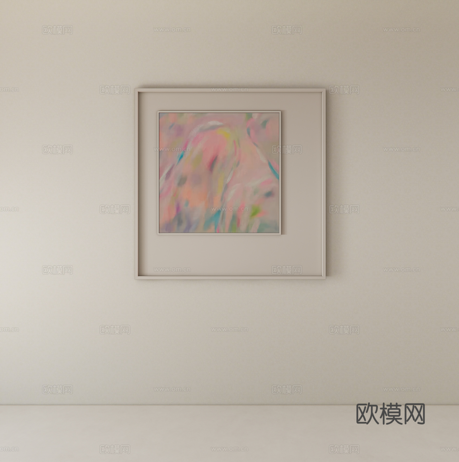 装饰画挂画su模型