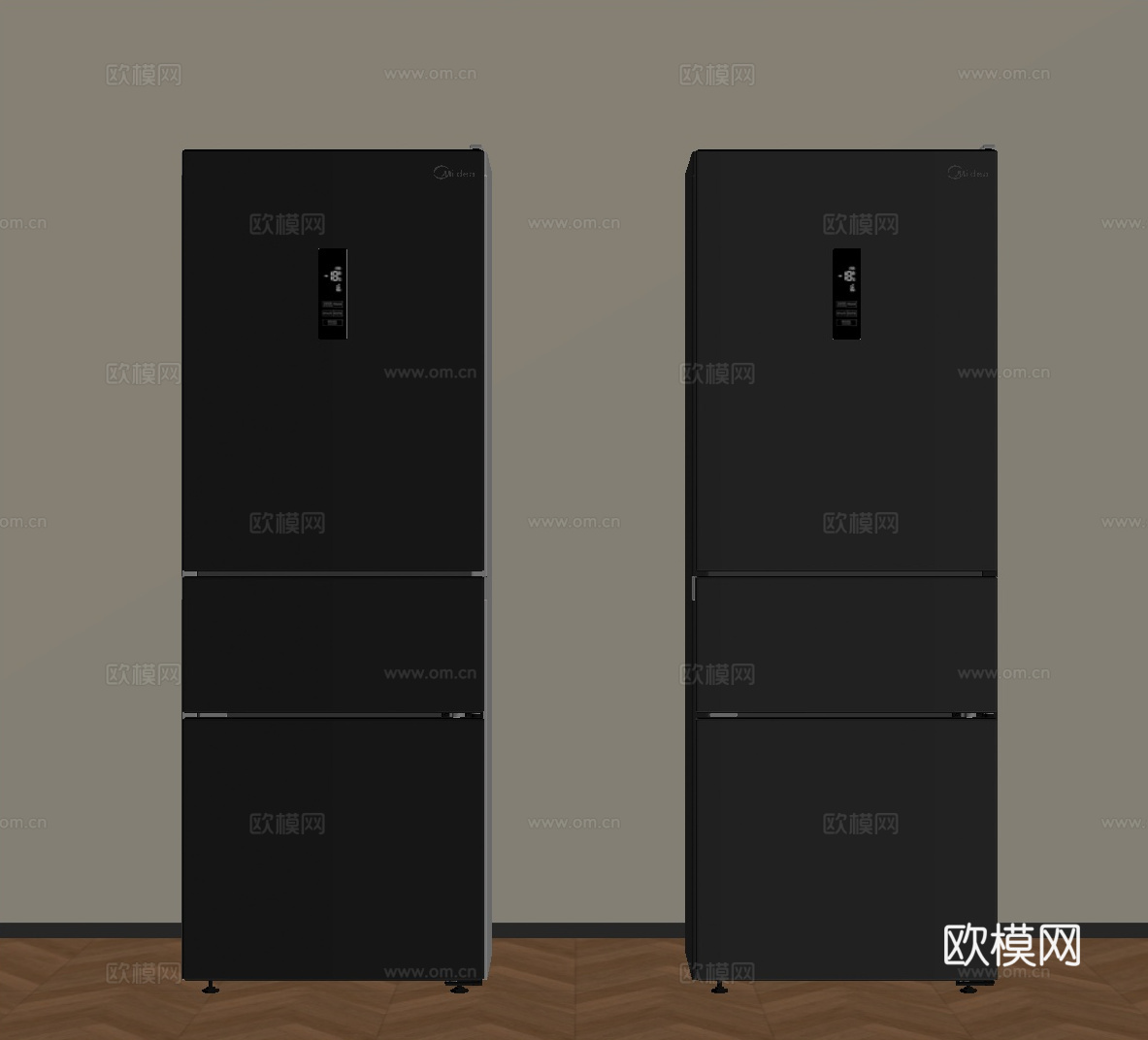 现代冰箱su模型