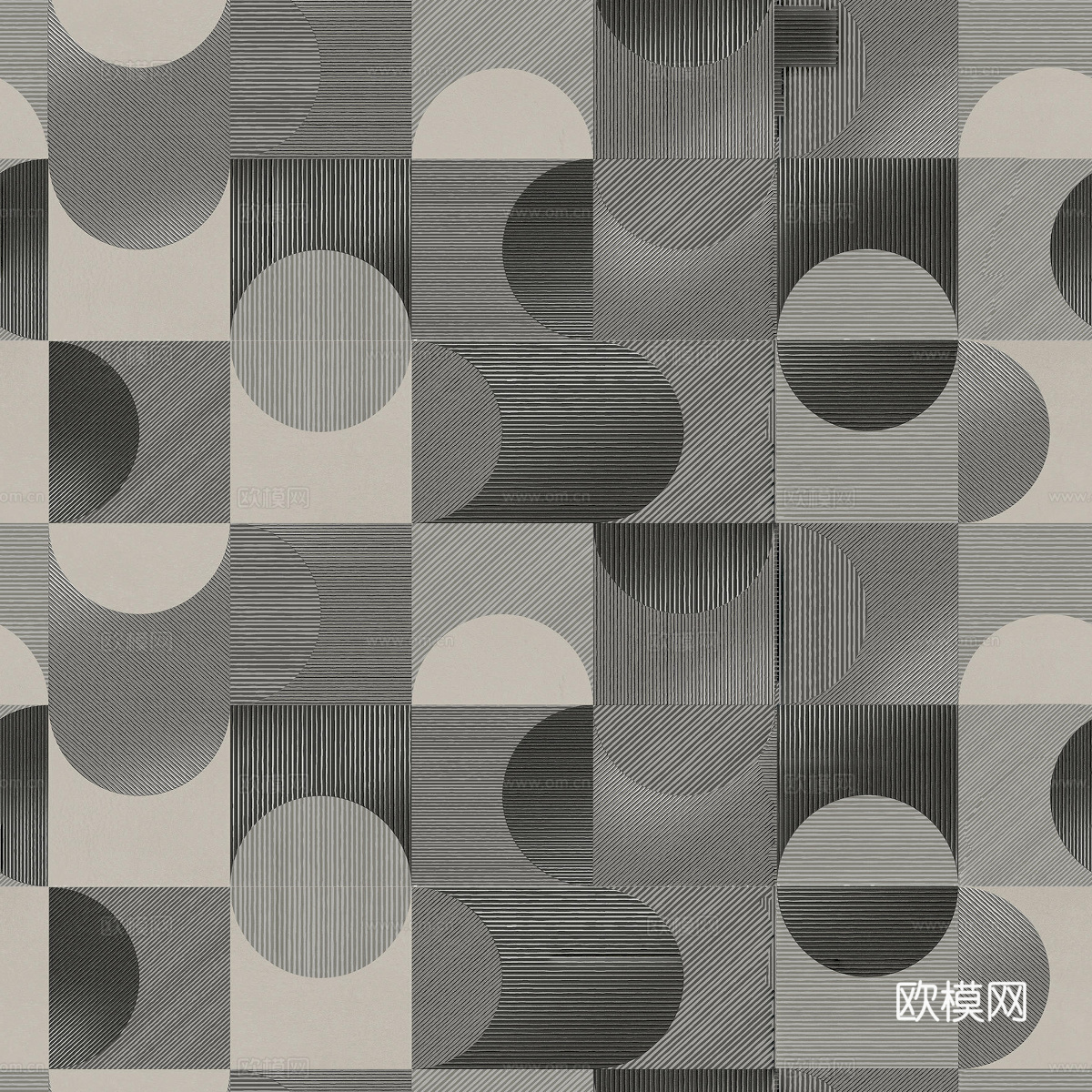 复古碎拼图案花砖瓷砖2