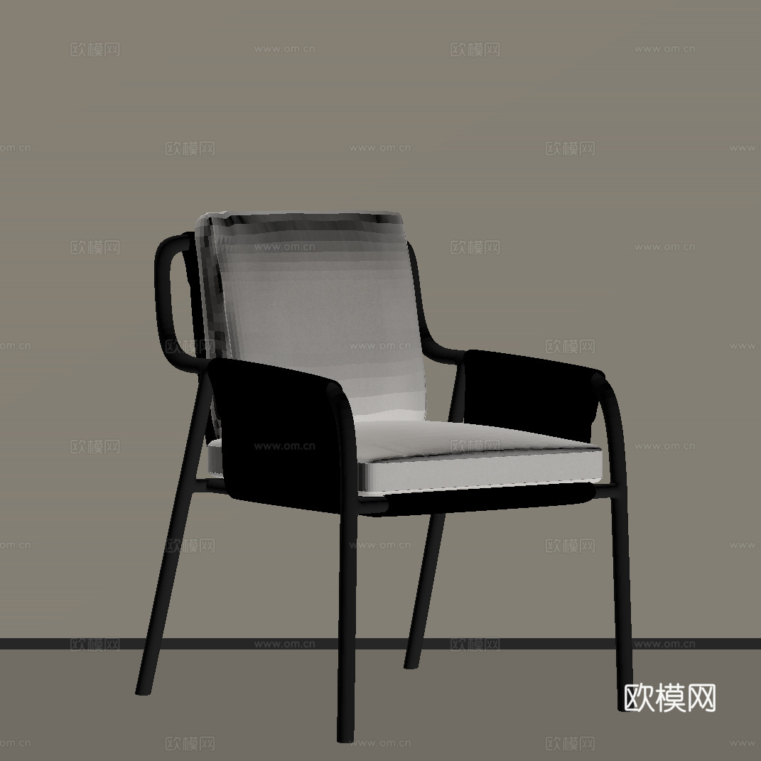 现代意式餐椅 椅子su模型