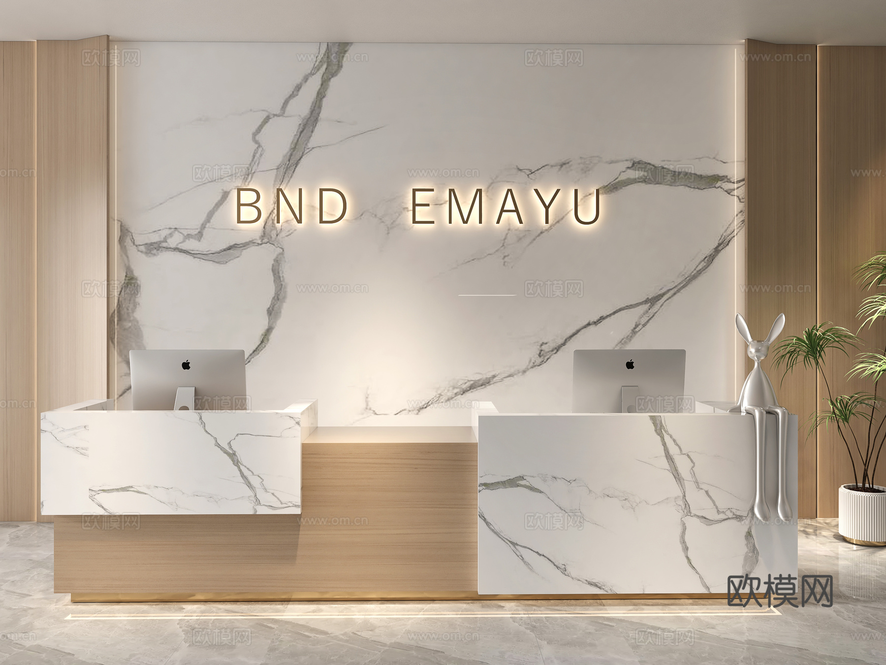 简约前台  办公前台  酒店前台 民宿前台  服装店收银台su模型