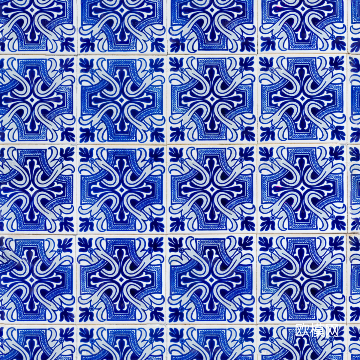 复古艺术几何图案瓷砖花砖16