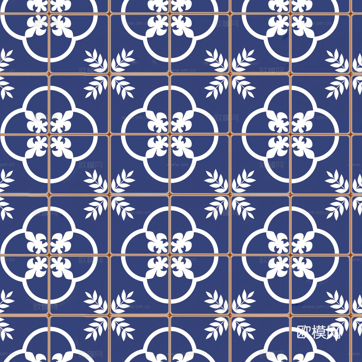 复古艺术几何图案瓷砖花砖4