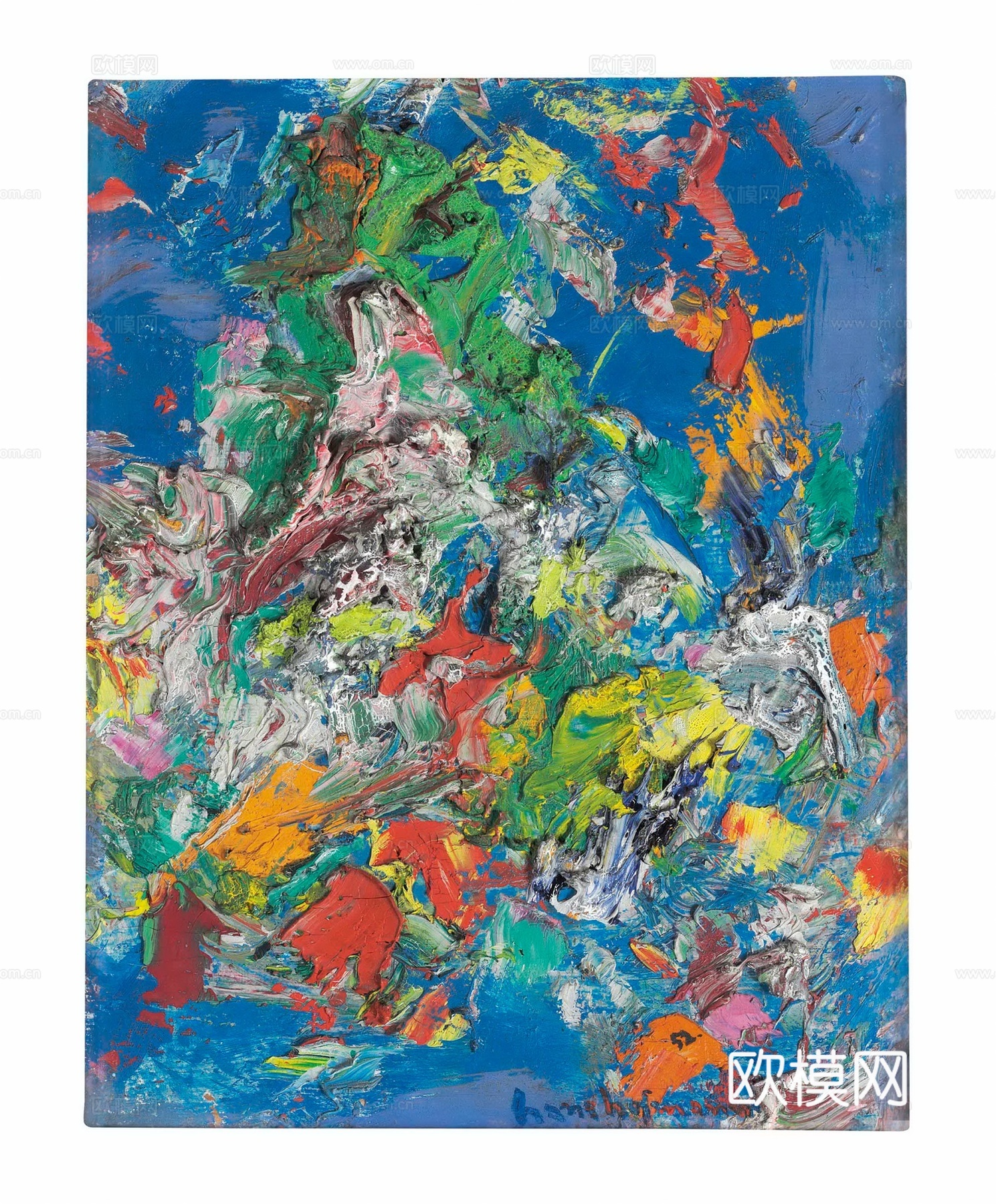 霍夫曼抽象绘画,现代世界名画63