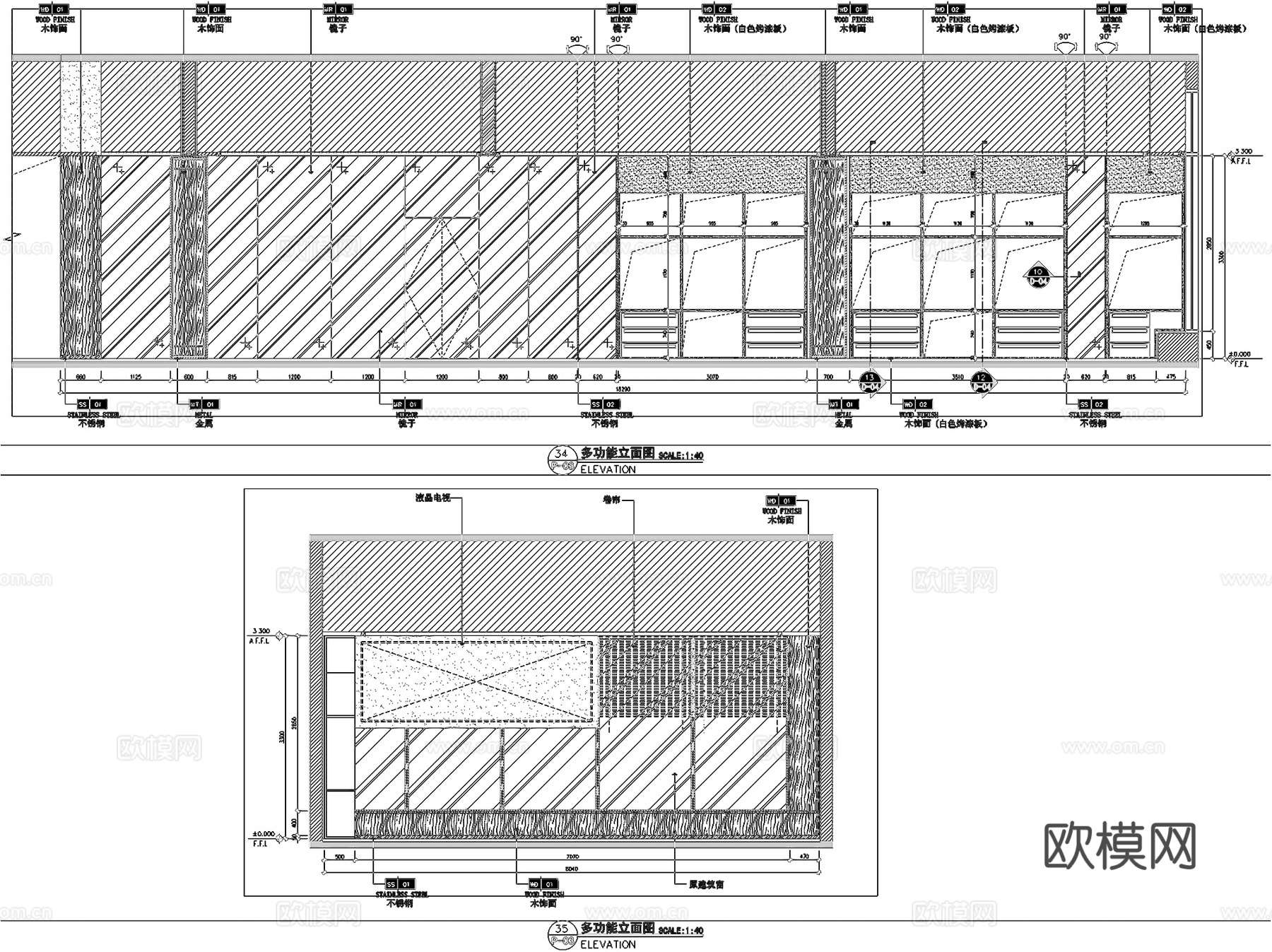 广州优托邦MO健身房室内工装CAD施工图cad施工图