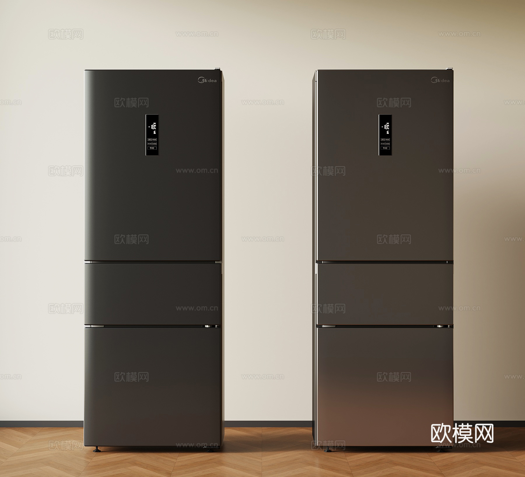 现代冰箱su模型