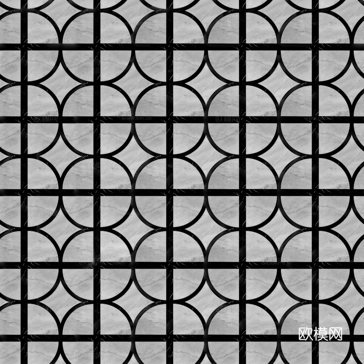 大理石几何拼花图案铺装78