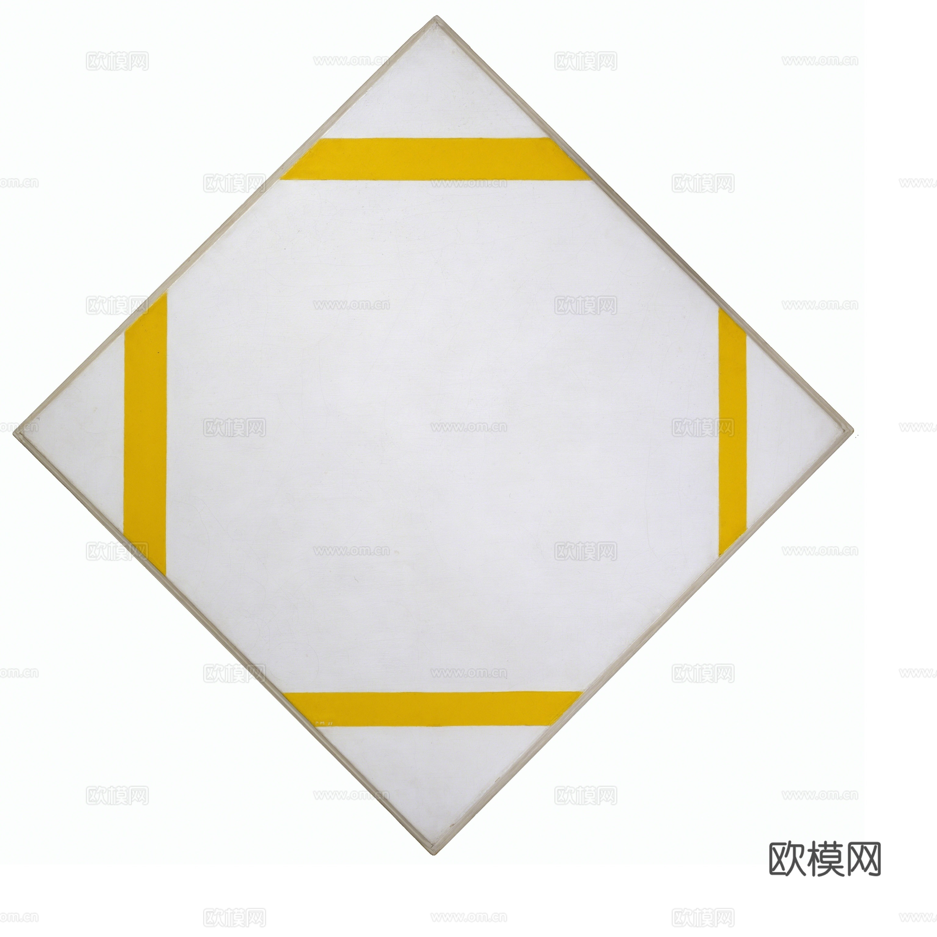 蒙德里安抽象画，风格派抽象画，装饰画13