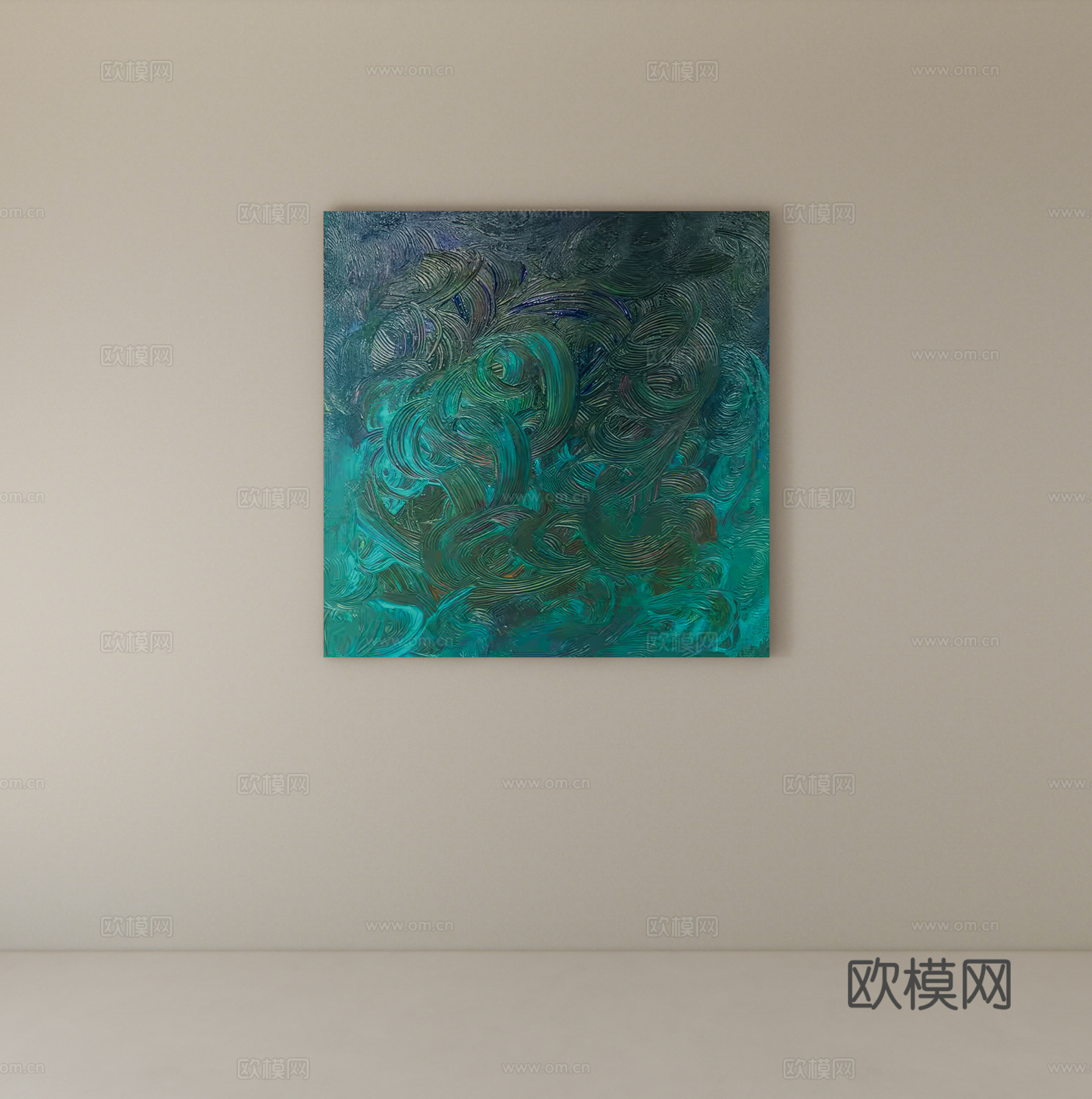 装饰画挂画su模型