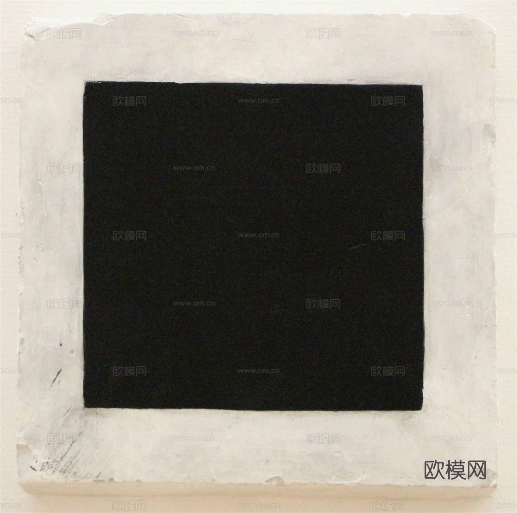 马列维奇抽象画，几何抽象装饰画73