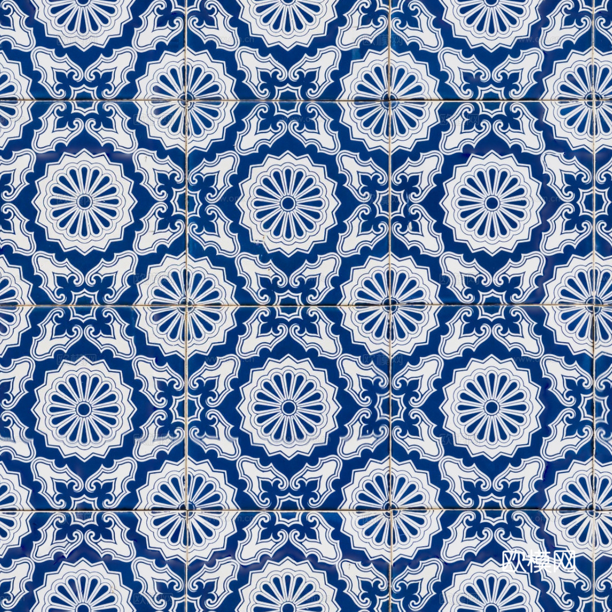 复古艺术几何图案瓷砖花砖126