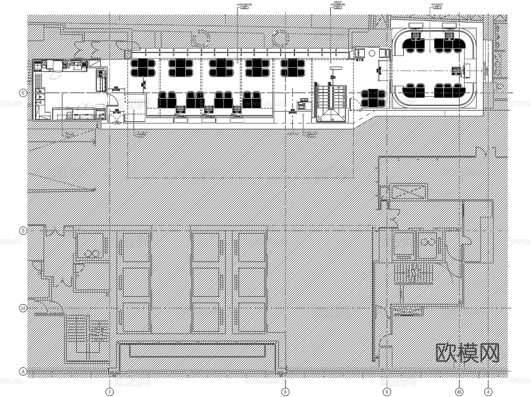 TIFFANY&amp;CO.蒂芙尼珠宝店室内工装CAD施工图cad施工图